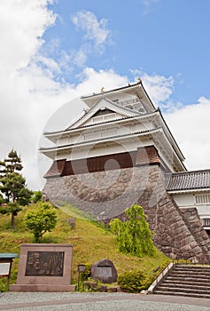 Donjon of Kaminoyama Castle, Yamagata Prefecture, Japan photo