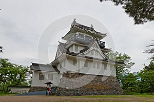 Donjon of Yokote Castle, Akita Prefecture, Japan photo