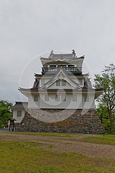 Donjon of Yokote Castle, Akita Prefecture, Japan photo