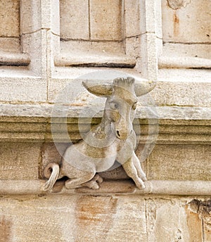 Donkey carved in Stone