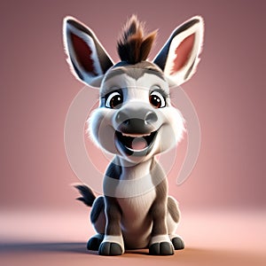 Donkey Delight: Highly Detailed 3D Rendering