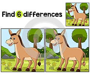 Donkey Farm Find The Differences