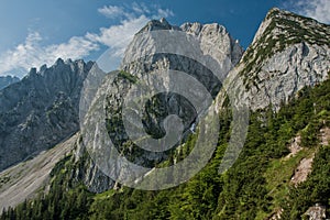 Donnerkogel Gosaukamm Mountains in Austria