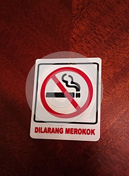 Donot smoking in public area