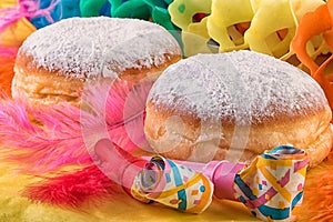 Donut Berliner Doughnut or Krapfen