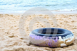 Donut buoy float lifesaver for to sea thai style