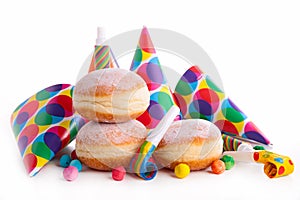 Donut and carnival decoration