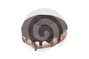 Donut with chocolate glazing