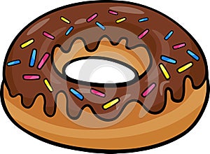 Donut clip art cartoon illustration