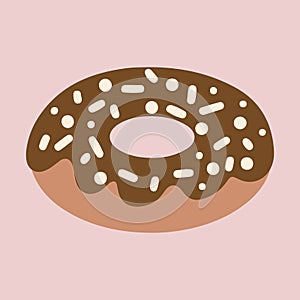 Donut clipart cute design