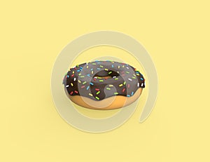 Donut 3D render model
