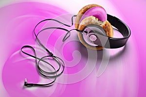 Donut earphone photo