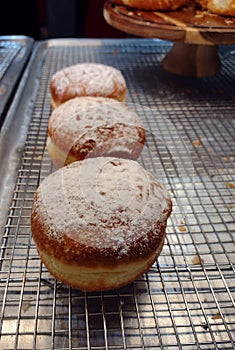 Donuts On A Cooling Rack