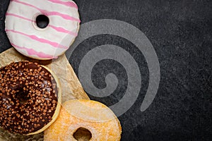 Donuts with Copy Space Area