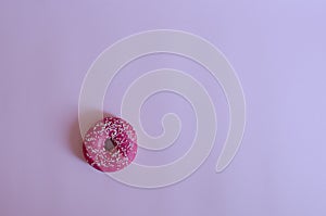 Donuts with pink icing