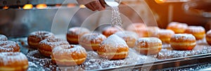 Donuts Production Line, Food Industry, Working on Automated Production Lines in Donuts Factory