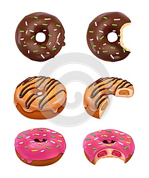 Donuts Realistic Set