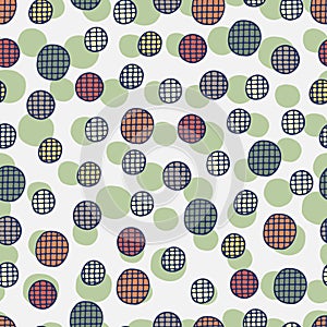 Doodle background with circles