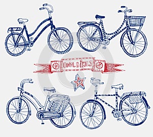 Doodle bicycle set