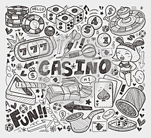 Doodle casino element