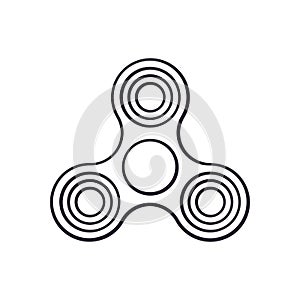 Doodle of fidget spinner