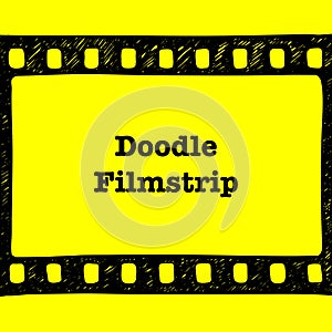 Doodle Film strip movie frame