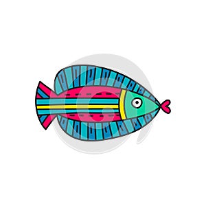 Doodle fish