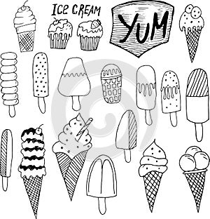 Doodle ice cream