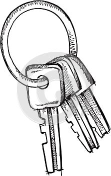 Doodle Keys Vector