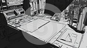 doodle looping pen and paper