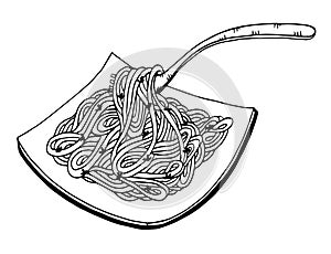 Doodle Noodle hand drawing