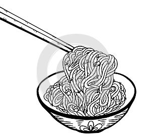 Doodle Noodle hand drawing