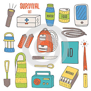 Doodle objects for survival in catastrophe