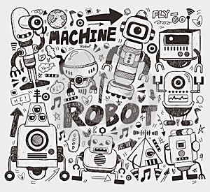 Doodle robot element