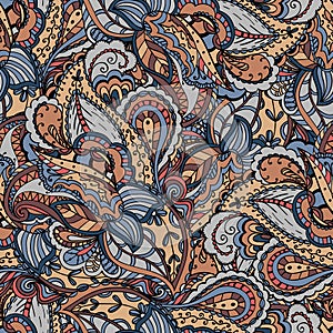 Doodle seamless pattern