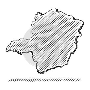 Doodle of a southeastern Brazilian state