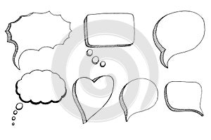 Doodle Speech Bubbles