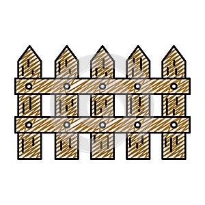 Doodle wood grillage structure texture style