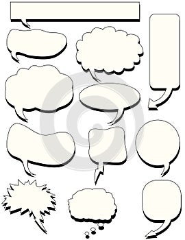 Doodles speech bubble talk