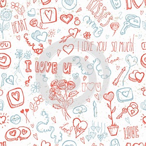 Doodles for Valentine's day