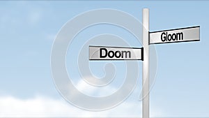 Doom and Gloom Signpost