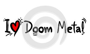 Doom Metal music style love