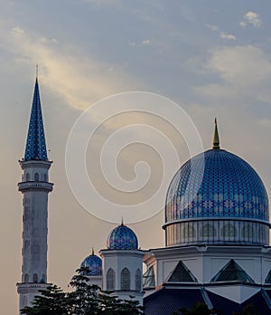 doom and tower of the mosque