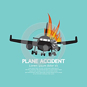 Doomed Plane Accident On Fire