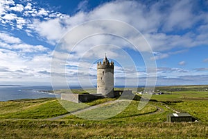 Doonagore castle, Doolin, County Clare, Ireland.