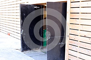 Door - an aperture in the wall for entering and exiting the building