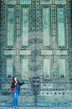 Door of the Basilica di San Giovanni in Laterano in Rome