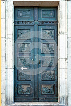 Door of the Basilica of Saint John the Apostle and Evangelist