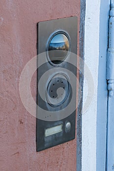 Door bell with a camera