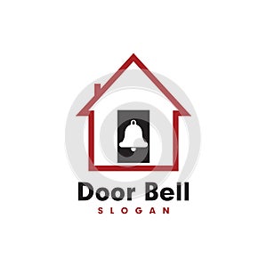 Door bell logo , handbell logo vector